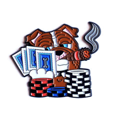 Poker Dog Pin - Puritific