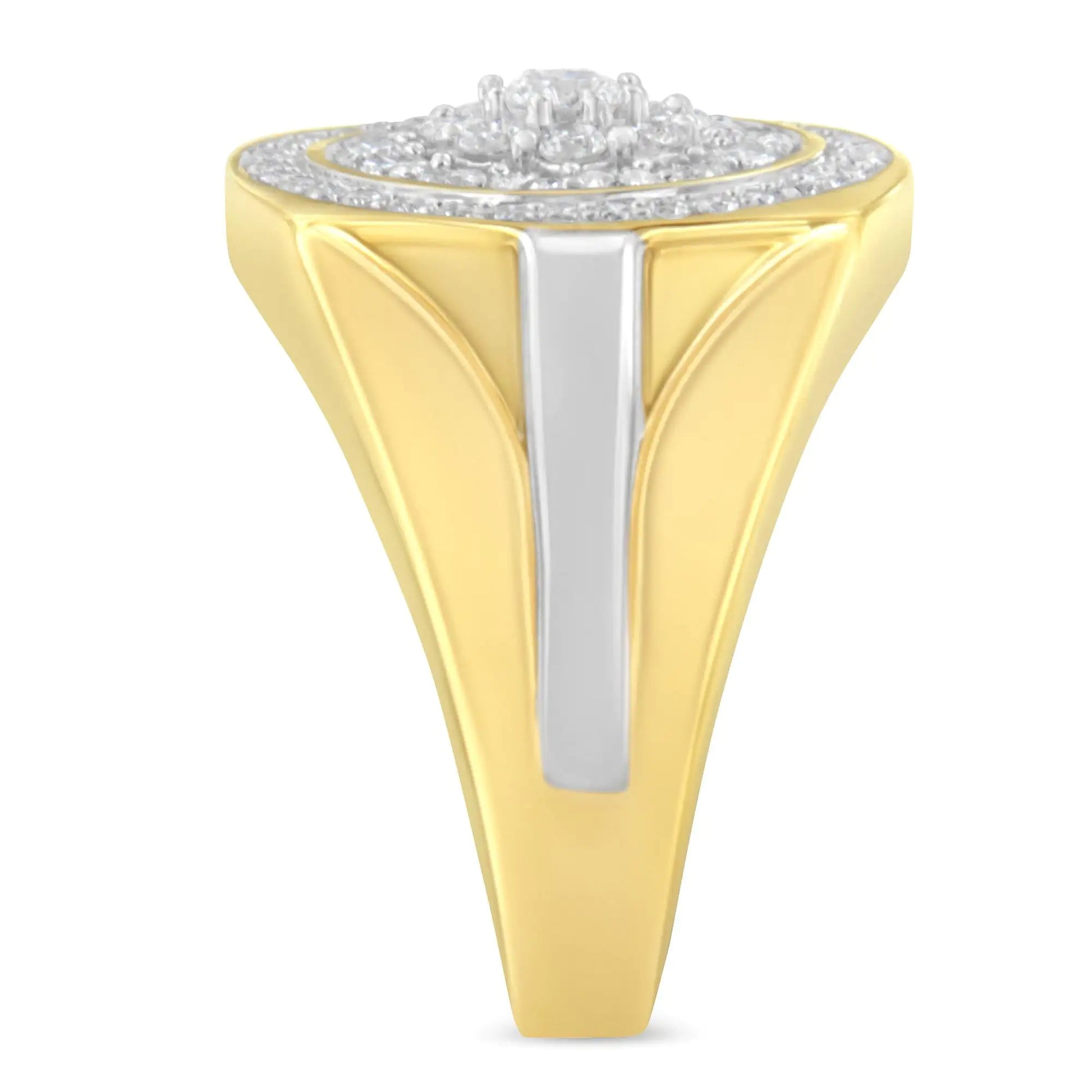 14K Yellow Gold Round-Cut Diamond Ring (1 1/2 cttw, H-I Color, SI2-I1 Clarity) - Puritific