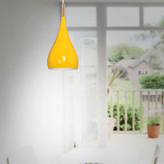 Yellow colour Retro Style Metal Ceiling Hanging Pendant Light Shade Modern Design~1647-3