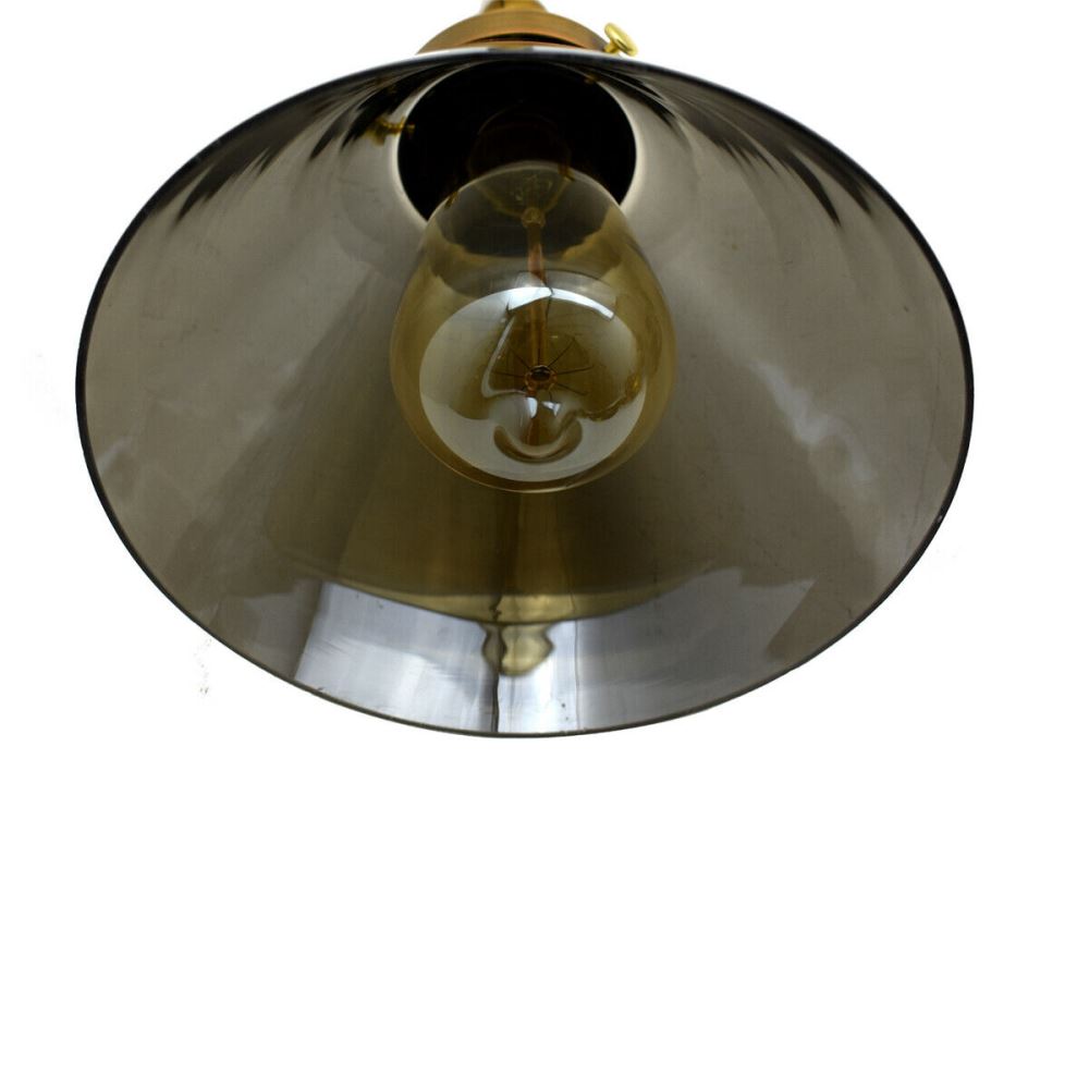 Cone Shape Modern Industrial Ceiling Light Shade Glass Pendant Fittings~2903-2