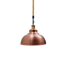 Copper Hemp Hanging Retro Ceiling Industrial Light~1937-3