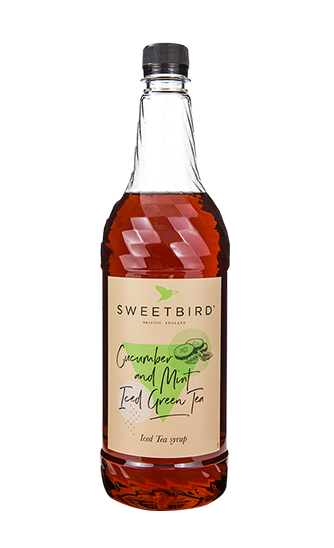 Sweetbird Syrup - Cucumber Iced Tea - 6 x 1 L Case - Vegan - Canadian Distribution-0