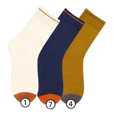 Cuff Color Quarter Socks-0