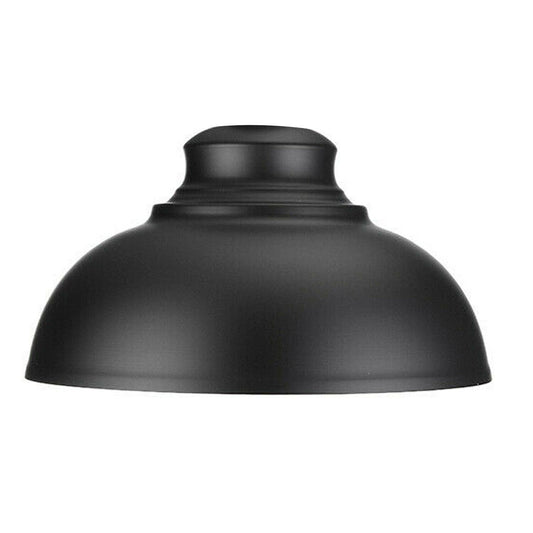 Black Metal Retro Ceiling Pendant Light Shade Easy Fit Vintage Cafe Kitchen Lampshade~2089-1