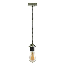 Single ceiling pendant light E27 base hanging chain light~ 5128-7