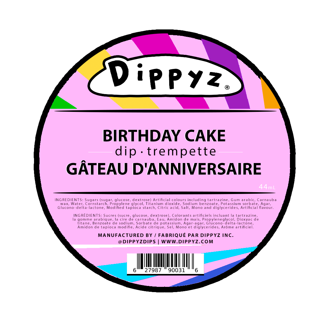 Birthday Cake Dips (48 x 44ml) - Dippyz | Concession and Carnival Foodservice Supplies Canada-2