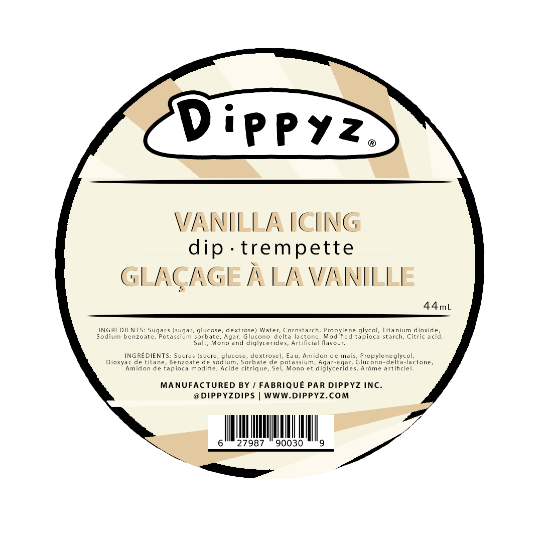 Vanilla Icing Dips (48 x 44ml) - Dippyz | Concession and Carnival Foodservice Supplies Canada-2