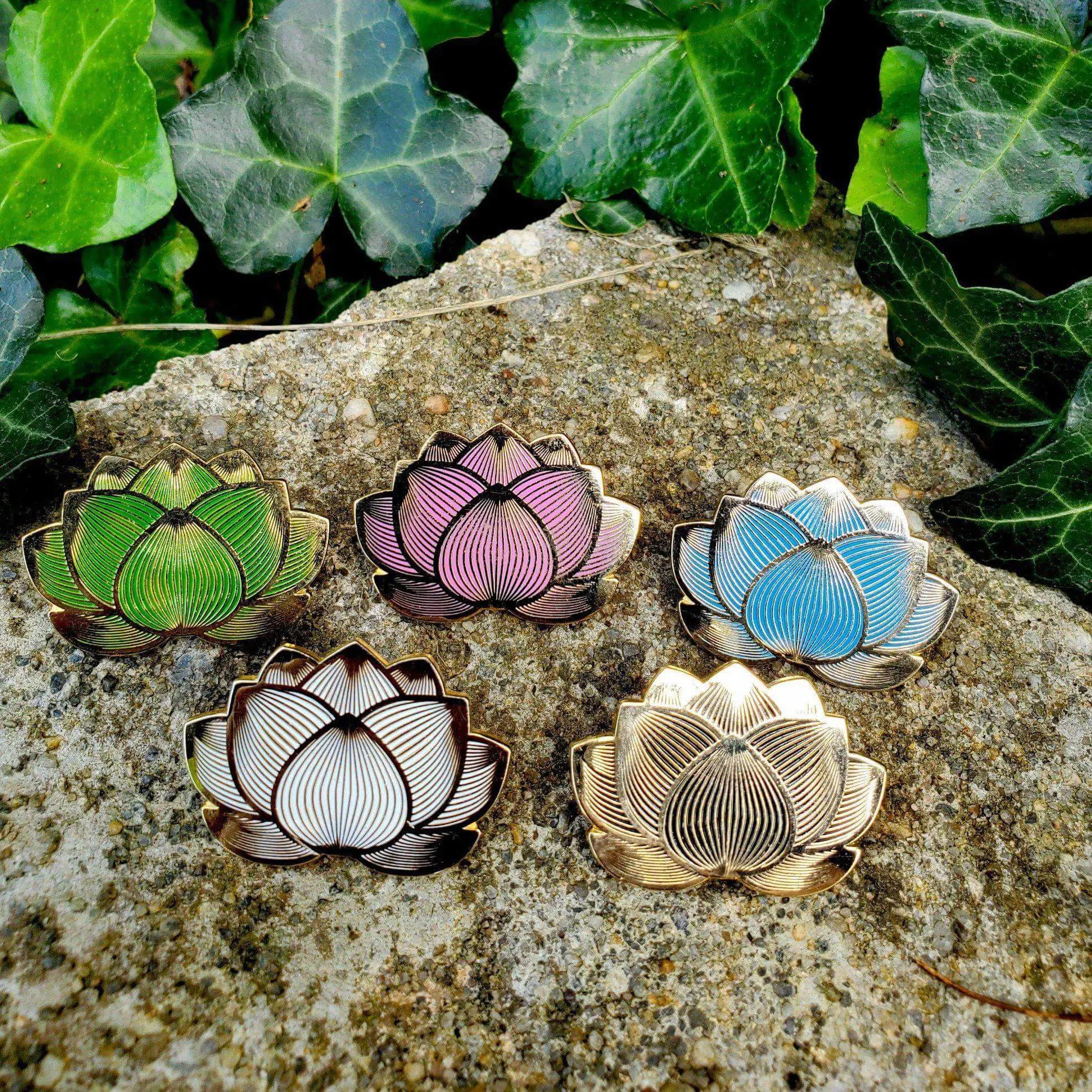 Lotus Flower 5 Pin Set - Puritific