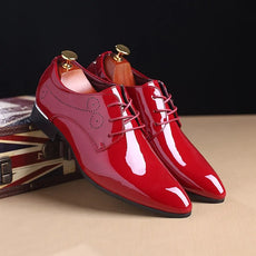 Glossy Oxford Leather Shoes - Puritific