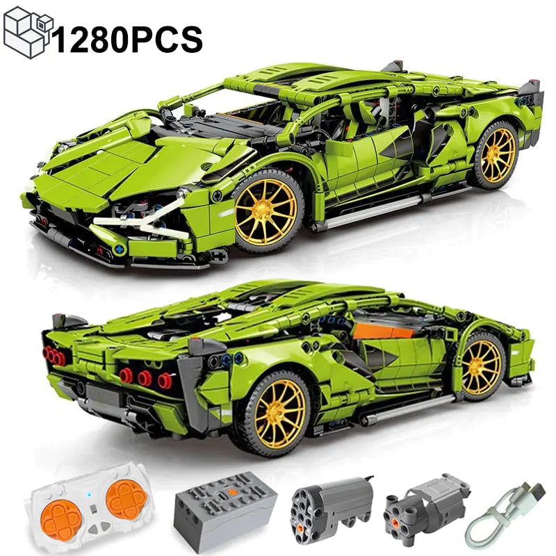 Sports Car Building Blocks - Puritific