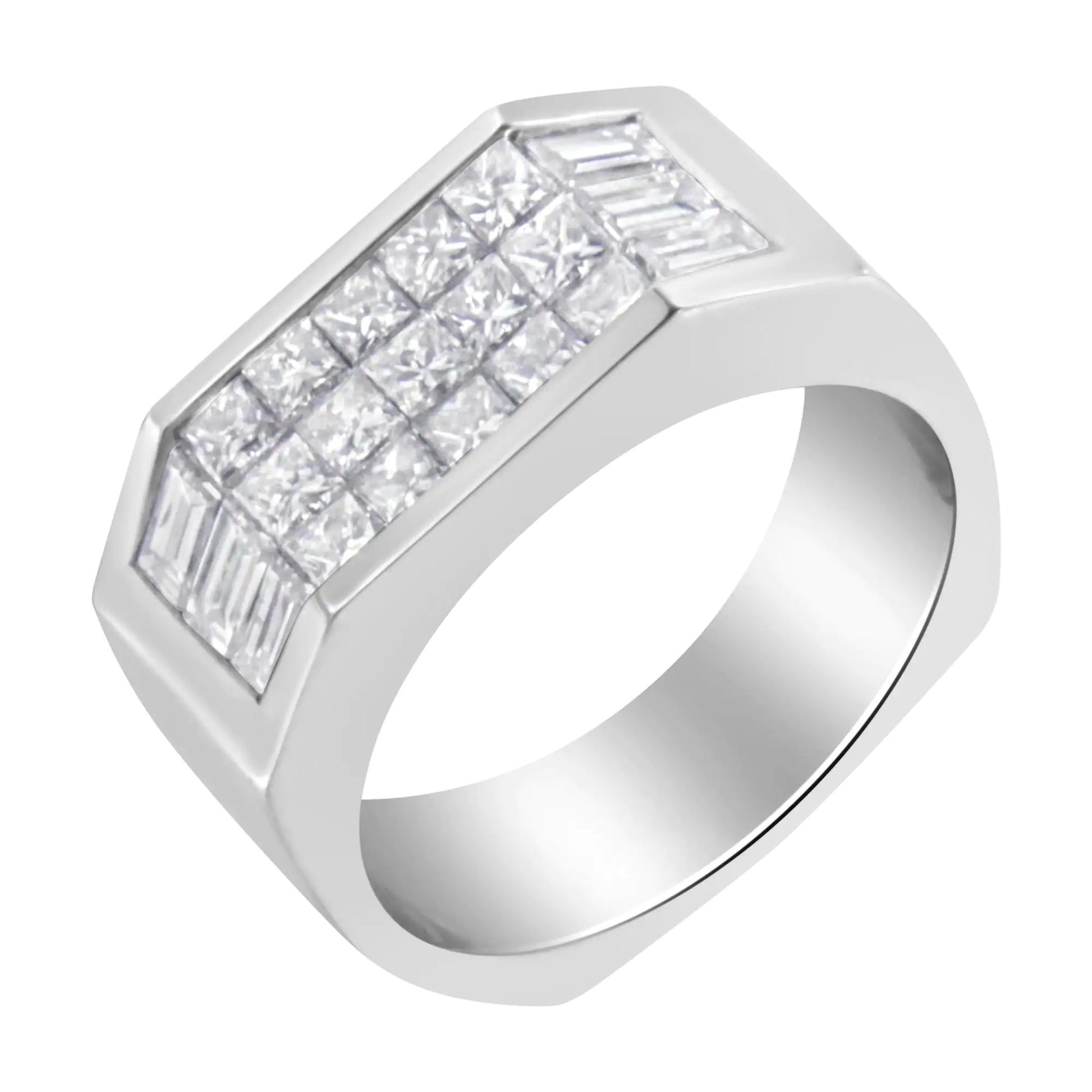 14KT White Gold Diamond Ring (1 3/4 cttw, G-H Color, VS2-SI1 Clarity) - Puritific