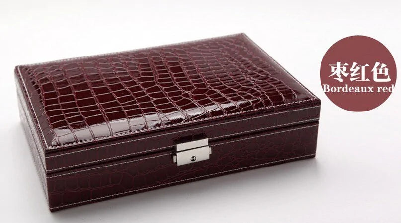 Cosmetic Leather Jewelry Box - Puritific