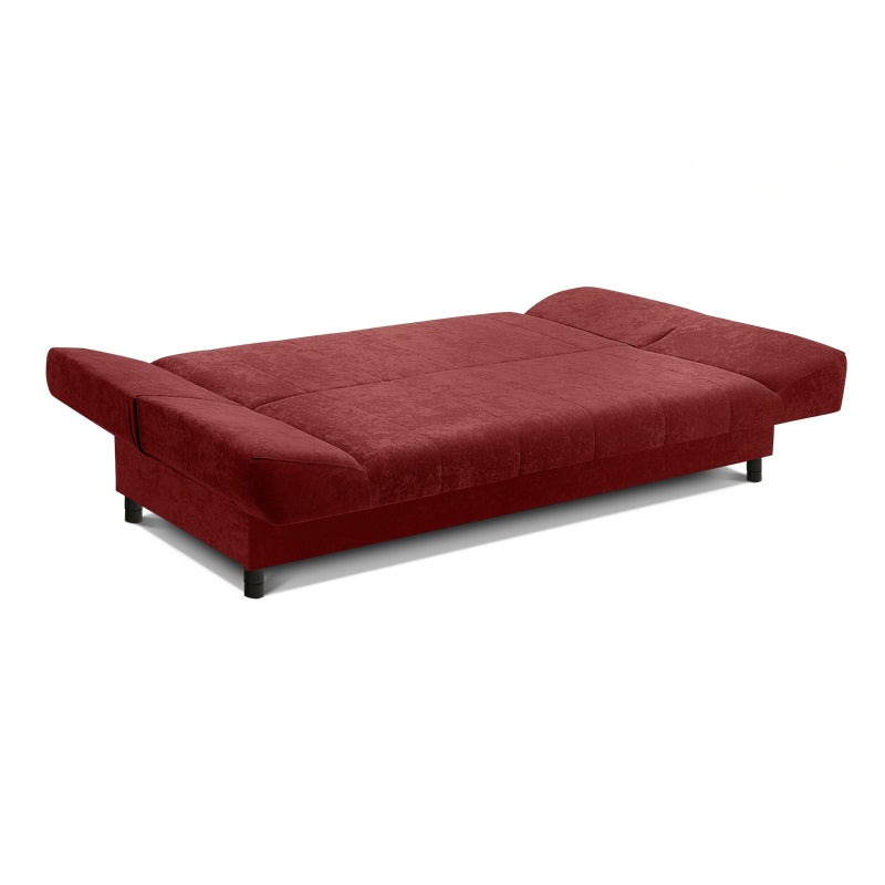 Sofa/Bed AMORE 3 Seater Burgundy 200x90x95cm-2