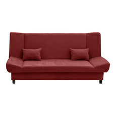 Sofa/Bed AMORE 3 Seater Burgundy 200x90x95cm-4