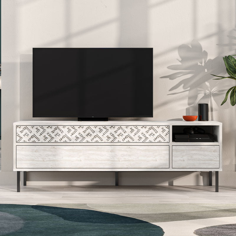 TV Stand MUSTER Ancient White 144,6x35,6x48,4cm-3