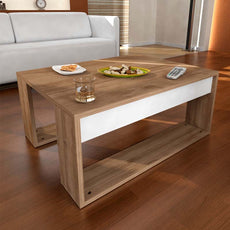 Coffee Table ENYA Walnut 80x60x35cm-1