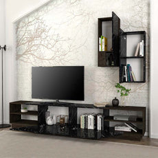 TV Stand MAXIMO Black Marble Effect-2