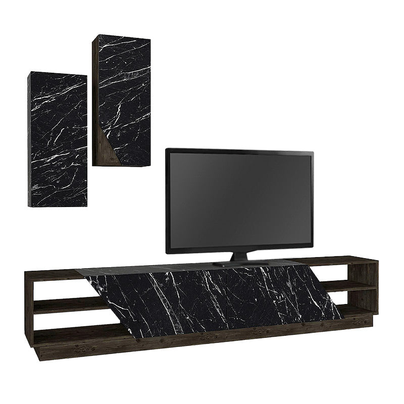 TV Stand MAXIMO Black Marble Effect-0