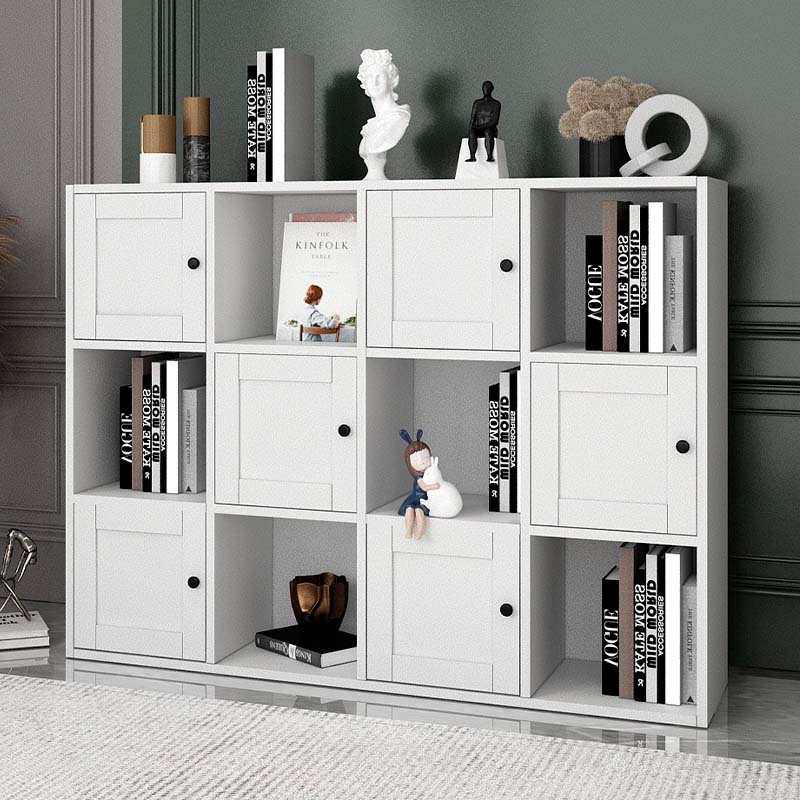 Bookcase NICO White 129x30x97,2cm-1