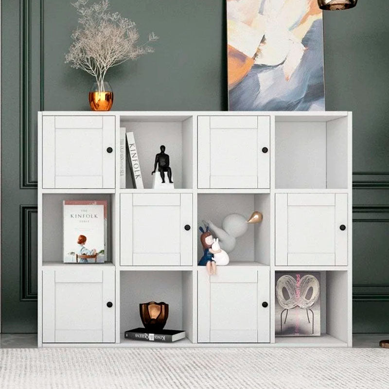 Bookcase NICO White 129x30x97,2cm-3