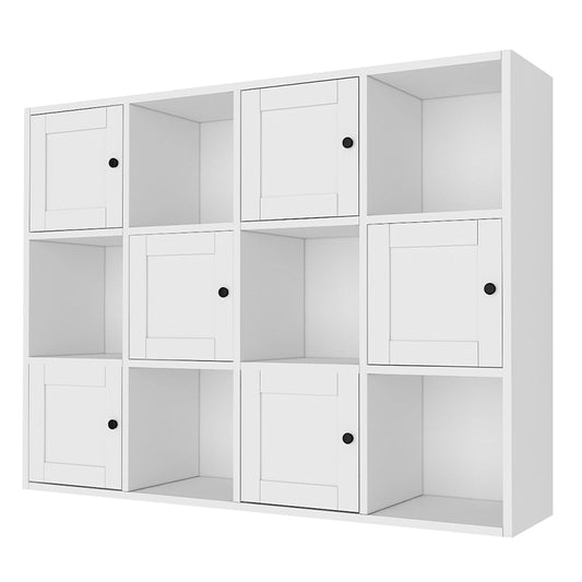 Bookcase NICO White 129x30x97,2cm-0