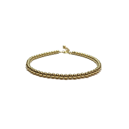 Beaded Bracelet - 14KT Gold-0