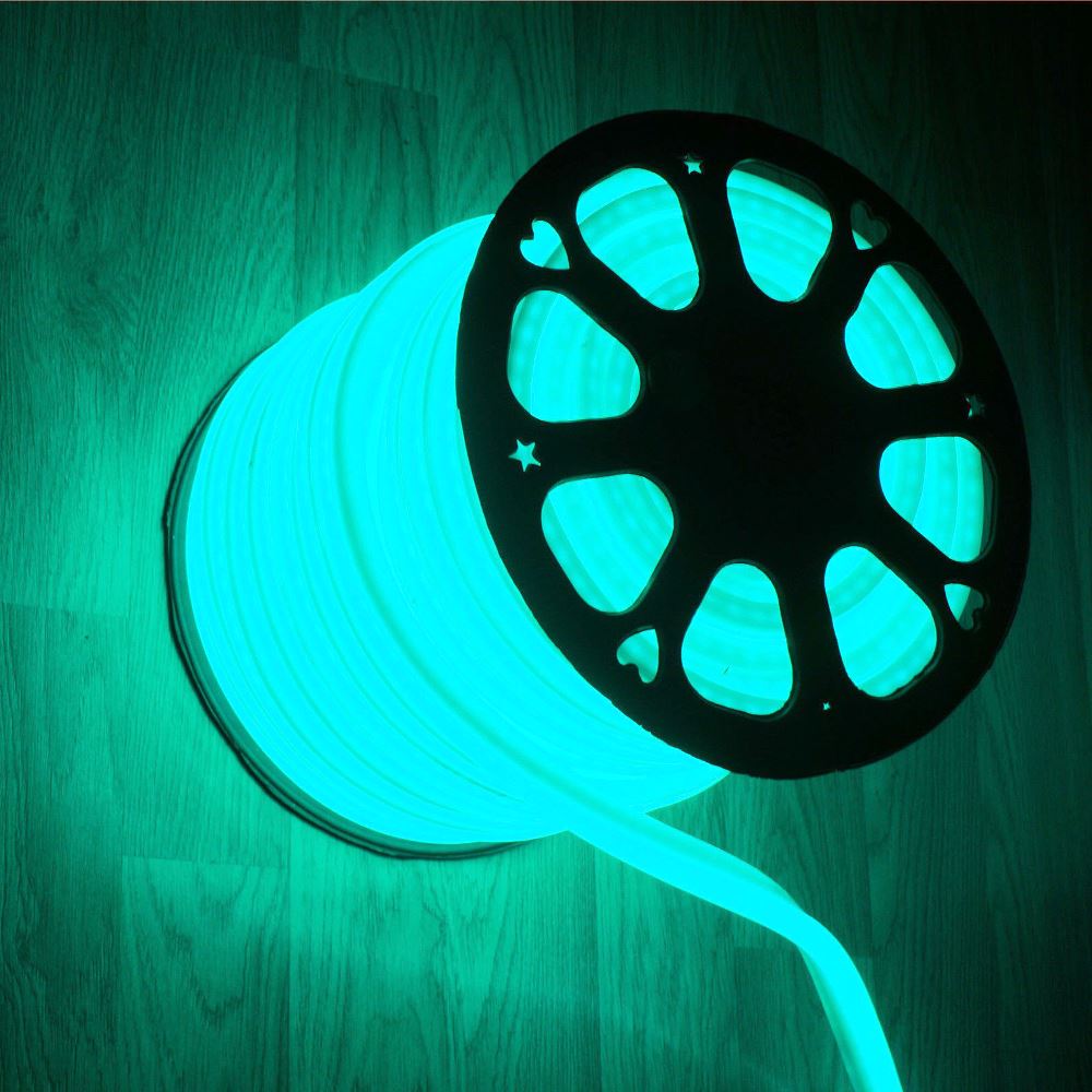 5m Green LED Strip Neon Flex Rope Light Waterproof DC 12V Flexible Outdoor Lighting~2873-4