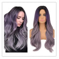  Ombre Black Purple