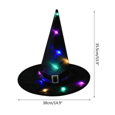 Witch Hat with LED Light - Puritific