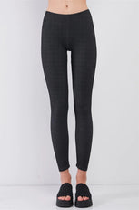 Washed Black Skinny Fit Yoga Workout Leggings