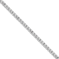 Sterling Silver Round Cut Diamond Tennis Bracelet (2 cttw, H-I Color, I1-I2 Clarity) - Puritific