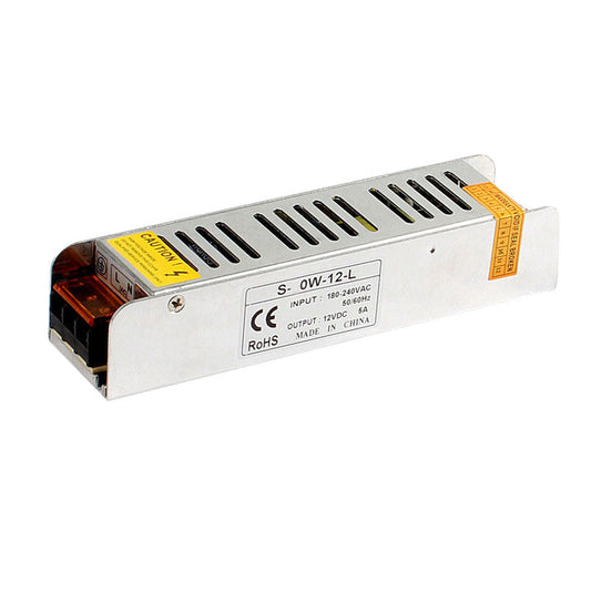 DC12V 60W IP20 Mini Universal 5 Amp Switching LED Transformer~3332-1