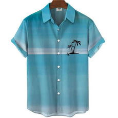 3D Coconut Tree Hawaiian Shirt For Men - Puritific