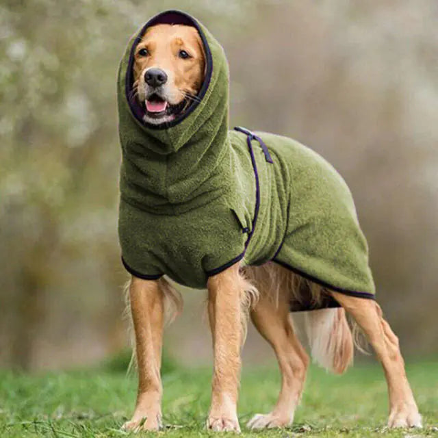 New Fleece High Collar Big Dog Sweater - Puritific