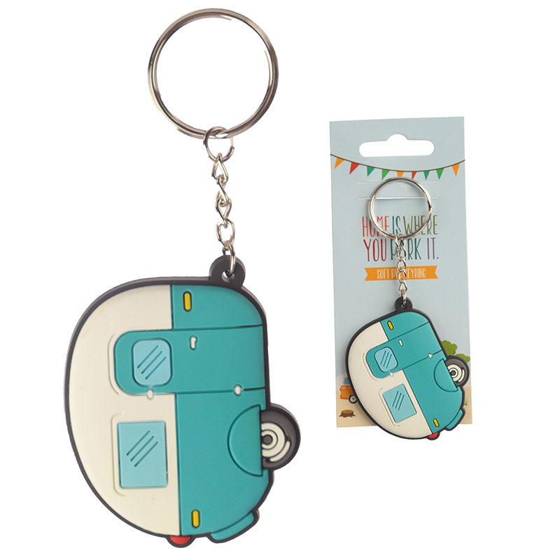 PVC Keyring - Caravan KEY128-0