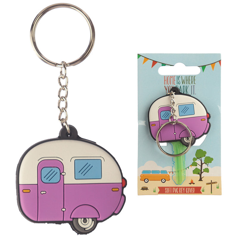 PVC Keyring - Caravan Key Cover KEY129-0