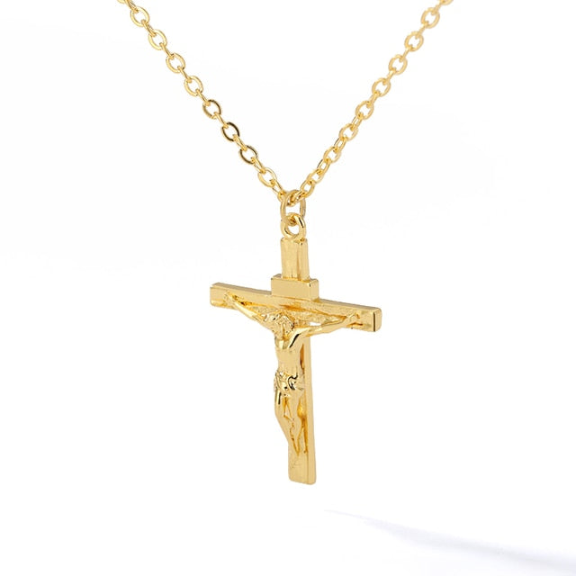 Stainless Steel Chain Cross Necklace - Puritific