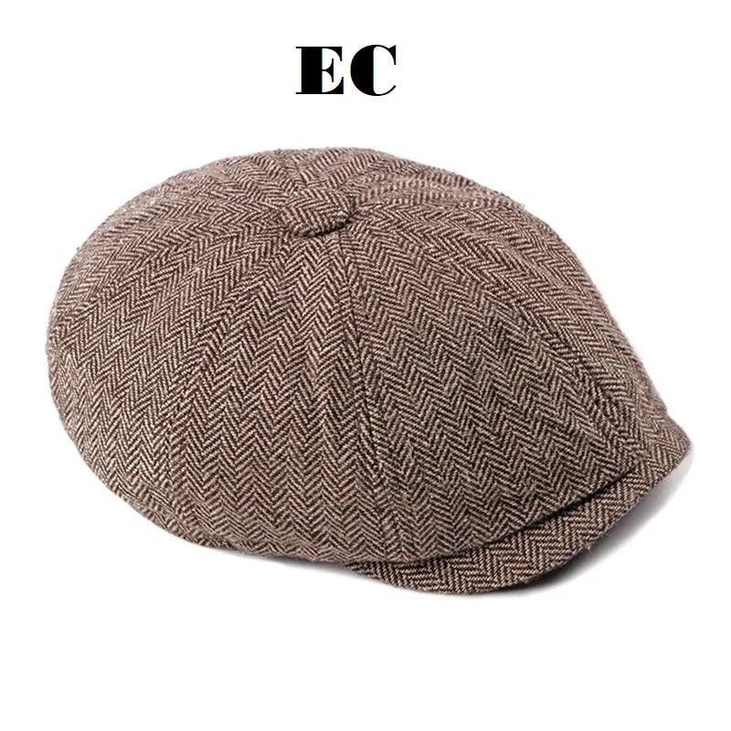 Men British Style Octagonal Hats Winter - Puritific