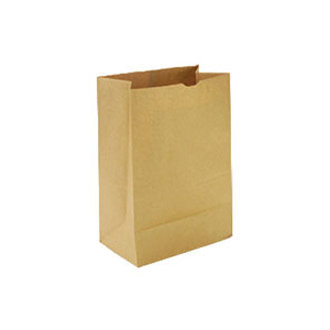 SOMI KB10LB, Bag Paper Kraft 10 lb, 6.5"x 3 15/16"x13 3/8",  14LBS, BROWN, 500 PER PACK-0