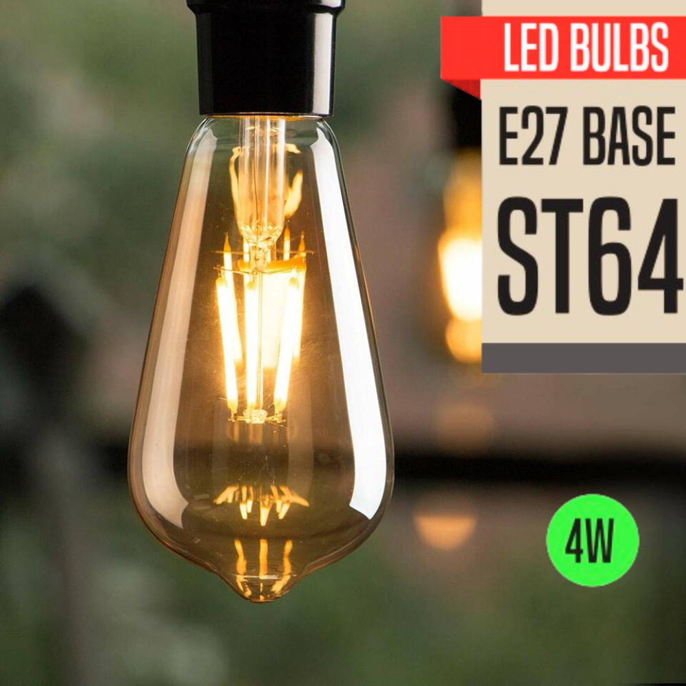 Vintage E27 4W Dimmable LED Classic Filament Bulb~3210-0