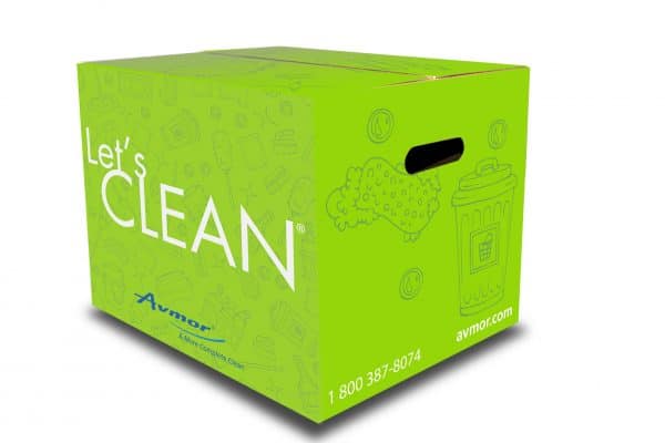 “Let’s Clean®” – Food Service Sanitation Box - Avmor - All In One Cleaning Solution-0