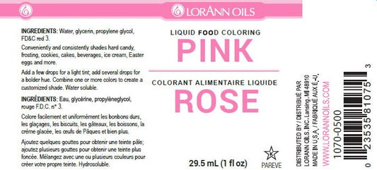 Pink Liquid Food Color - Liquid Food Coloring - 4 oz, 1 Gallon-1