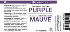 Purple Liquid Food Color - Liquid Food Coloring - 4 oz, 1 Gallon-1