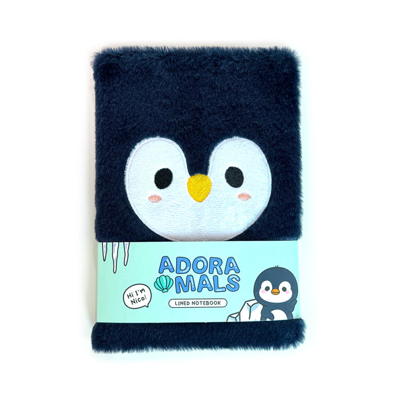 Plush A5 Notebook - Adoramals Penguin MEMO81-0