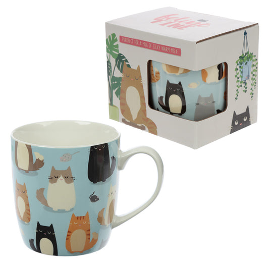 Porcelain Mug - Feline Fine Cat MUG266-0