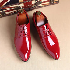 Glossy Oxford Leather Shoes - Puritific