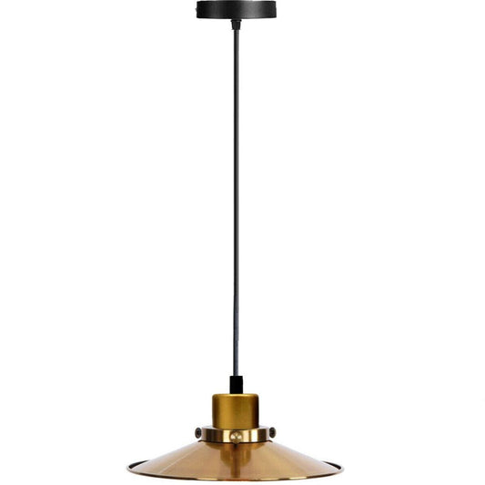 Ceiling Pendant New Modern Gold Flat Lamp Shade~2823-1