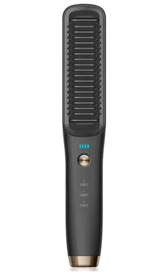 Cordless Brush Hair Straightener - Puritific