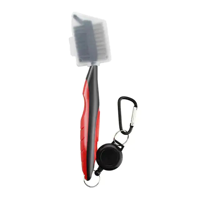 Golf Cleaning Brush For Club With Carabiner Groove Sharpene - Puritific