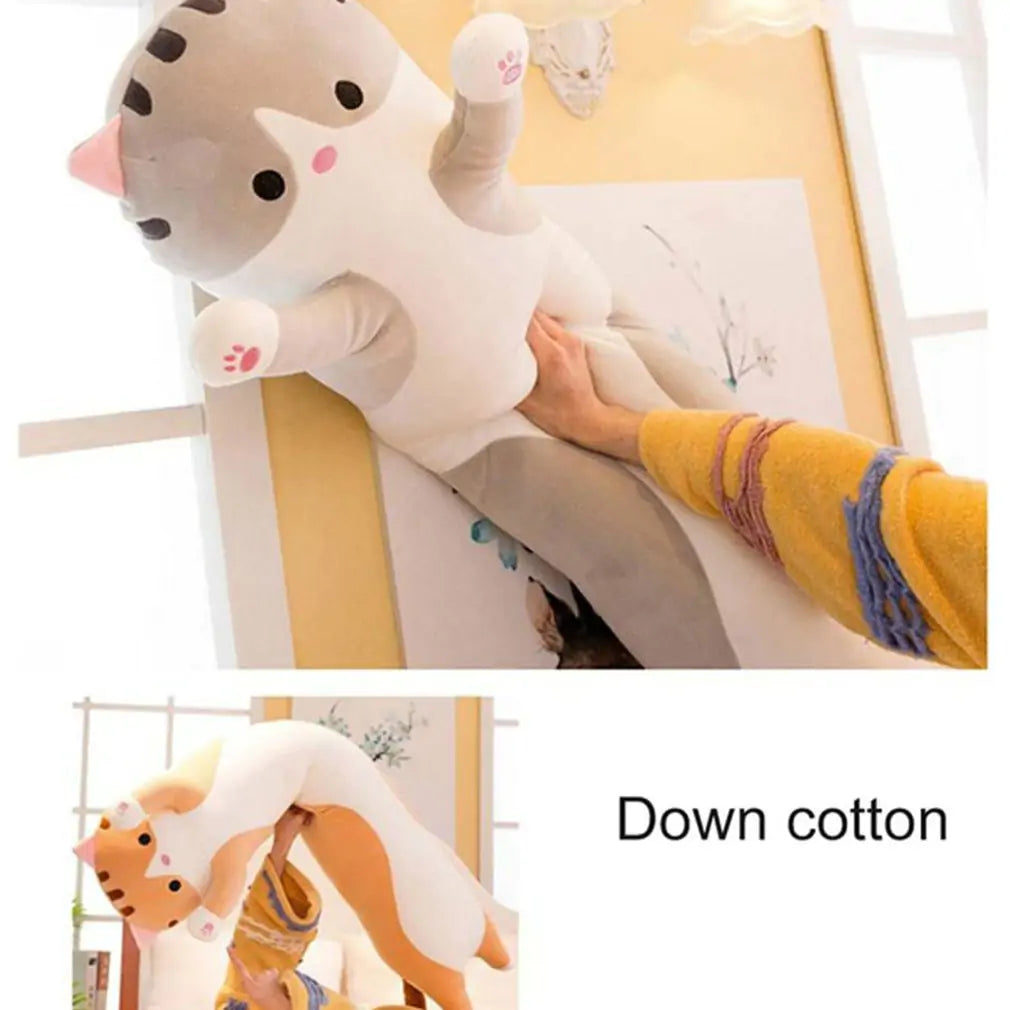 Cat Cuddly Toy Side Sleeper Pillow Children - Puritific